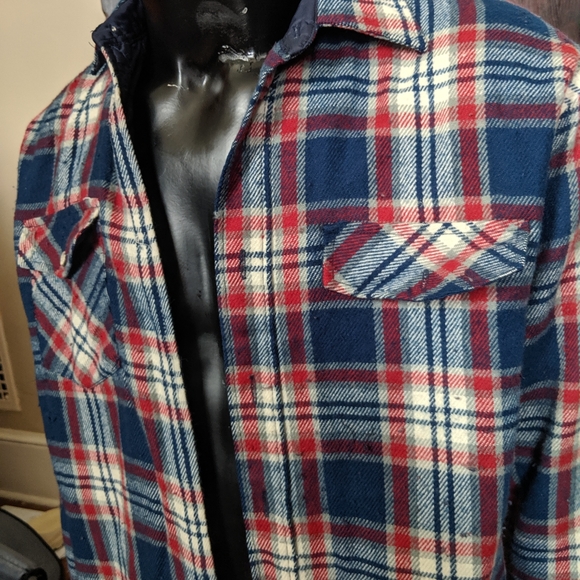 Allen Wickfield but vintage flannel quilted jacket - Picture 2 of 6